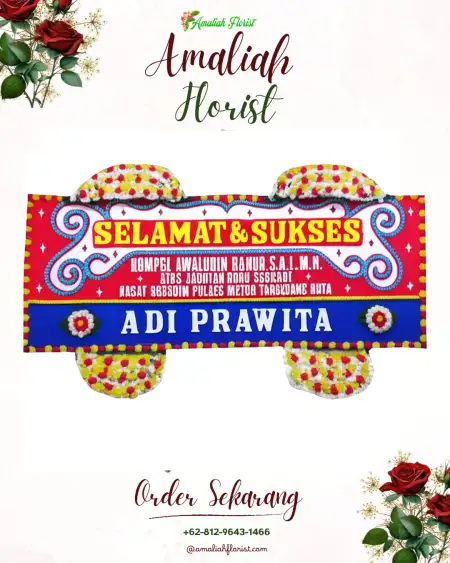 Papan Bunga Ucapan Selamat Kedunglengkong